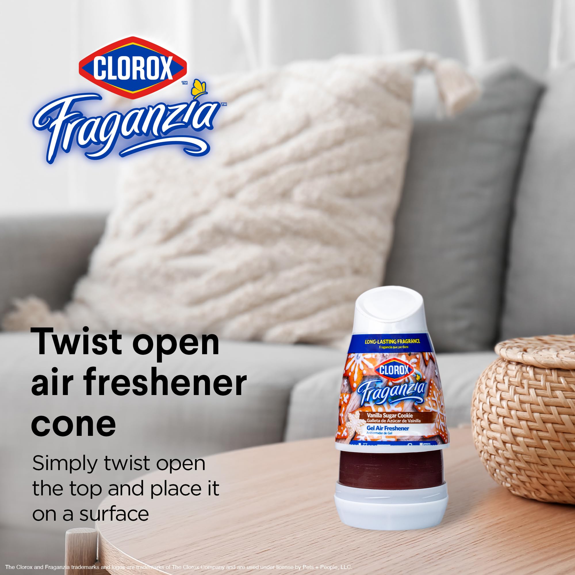 Amazon.com: Clorox Fraganzia Gel Air Freshener Cone, Vanilla Sugar